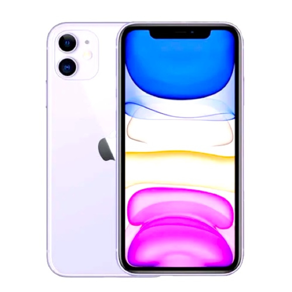 Purple 64g unlocked apple iphone 11 no cracks comes with screen protector